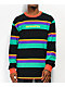 Odd Future Multi Stripe Black Long Sleeve Knit Shirt