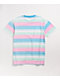 Odd Future Pink, Blue & Mint Stripe T-Shirt - Thumbnail image 2 of 4
