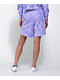 Odd Future Purple Spiral Tie Dye Sweat Shorts - Thumbnail image 2 of 4