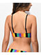Odd Future Rainbow Stripe Bralette Bikini Top