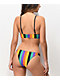 Odd Future Rainbow Stripe Cheeky Bikini Bottom - Thumbnail image 2 of 3