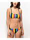 Odd Future Rainbow Stripe Cheeky Bikini Bottom - Thumbnail image 1 of 3