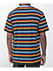 Odd Future Rubber Logo camiseta de punto a rayas negras y azules