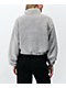 Odd Future Sherpa Grey Crop Half Zip Fleece Sweatshirt - Thumbnail image 2 of 4