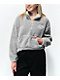 Odd Future Sherpa Grey Crop Half Zip Fleece Sweatshirt - Thumbnail image 1 of 4