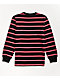 Odd Future Striped Black & Pink Long Sleeve T-Shirt