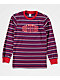Odd Future Stripes Purple & Red Long Sleeve T-Shirt - Thumbnail image 1 of 2