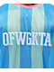 Odd Future Vertical Stripe Teal Soccer Jersey - Thumbnail image 2 of 4
