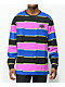 Odd Future Zigzag Black, Blue & Purple Stripe Long Sleeve T-Shirt