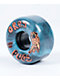Orbs Pugs 54mm 85a ruedas de skate negras y azules