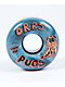 Orbs Pugs 54mm 85a ruedas de skate negras y azules