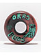 Orbs Wheels Pugs 56mm 85a Full Conical Red Swirl Skateboard Wheels