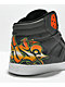 Osiris Clone Sweyda Charcoal & Orange Skate Shoes