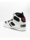 Osiris NYC 83 CLK White, Black & Red High Top Skate Shoes - Thumbnail image 2 of 5