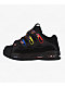 Osiris x Foos Gone Wild D3 2001 Black & Rainbow Skate Shoes - Thumbnail image 7 of 15