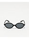 Oval Siren Black Sunglasses - Thumbnail image 2 of 2