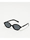 Oval Siren Black Sunglasses - Thumbnail image 1 of 2
