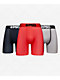 PSD Micro Mesh Solid 3 Pack Boxer Briefs - Thumbnail image 1 of 4
