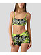 PSD x Broken Promises Cyberwire Green & Black Boyshort Underwear - Thumbnail image 1 of 2