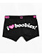 PSD x Keep A Breast Foundation I Heart Boobies Black Boyshort Underwear - Thumbnail image 2 of 4
