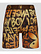 PSD x Playboy Graffiti Luxe Brown & Gold Boxer Briefs  - Thumbnail image 2 of 4