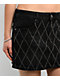 PTCL Rhinestone Diamond Black Mini Skirt - Thumbnail image 5 of 6