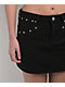 PTCL Studded Black Denim Mini Skirt - Thumbnail image 4 of 4