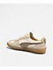 PUMA Women's Palermo Moda Elevated Warm White & Chocolate Shoes - Thumbnail image 2 of 4