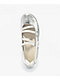 PUMA Women's Speedcat Ballet Luster Silver Feather Grey Shoes - Thumbnail image 3 of 5