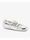 PUMA Women's Speedcat Ballet Luster Silver Feather Grey Shoes - Thumbnail image 1 of 5