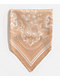 Paisley Tan Bandana - Thumbnail image 1 of 2