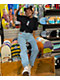 Pantalones de skate de pana azul claro SK8 holgados