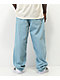 Pantalones de skate de pana azul claro SK8 holgados