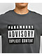 Paramount Skate Program Advisory Grey T-Shirt - Thumbnail image 2 of 2