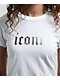 Paris Hilton Iconic White Crop T-Shirt - Thumbnail image 2 of 2