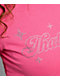 Paris Hilton That's Hot Rhinestone Pink Crop T-Shirt - Thumbnail image 3 of 3