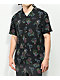 Party Pants Night Out Black Short Sleeve Button Up Shirt - Thumbnail image 1 of 4