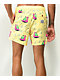 Party Pants River Dino Yellow Board Shorts