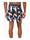 Party Pants Stroker Black, Orange & Blue Board Shorts - Thumbnail image 3 of 4
