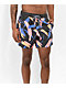 Party Pants Stroker Black, Orange & Blue Board Shorts - Thumbnail image 2 of 4