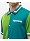 Paterson Courtside Teal & Green Short Sleeve Button Up Shirt - Thumbnail image 3 of 5