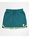 Paterson Courtside Teal Basketball Shorts - Thumbnail image 1 of 7