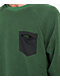 Paterson Cozy Pullover Dark Green Sweatshirt - Thumbnail image 3 of 4