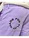 Paterson pantalones de skate de pierna ancha de pana lavanda