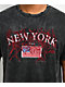 Personal Fears Bootleg NY Distressed Black Wash Crop T-Shirt - Thumbnail image 3 of 4