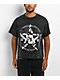 Personal Fears Hardcore Distressed Black Wash Cropped T-Shirt - Thumbnail image 1 of 4
