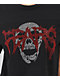 Personal Fears Rhinestone Skull Black Crop T-Shirt
