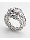 Personal Fears Rose In Chains Silver Ring - Thumbnail image 1 of 5