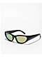 Petals & Peacocks Alpha Y2K Black Sunglasses - Thumbnail image 1 of 2