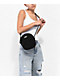 Petals & Peacocks Black Sherpa Shoulder Bag - Thumbnail image 2 of 4